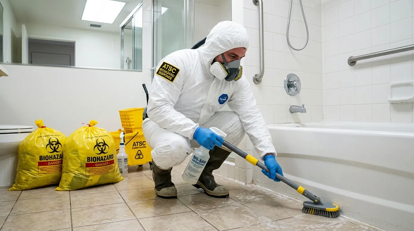 Decontamination equipment deployed for Blood Cleanup in North Providence